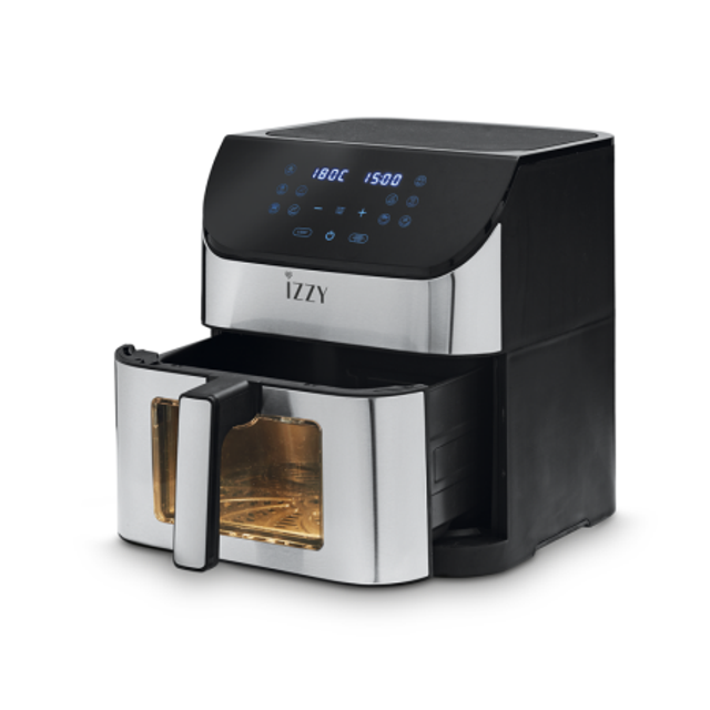 Izzy Φριτέζα Αέρος WiFi 8Lt 1800w IZ-8229 Ασημί