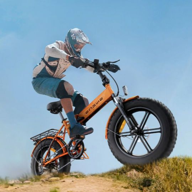 Engwe 20" Πορτοκαλί Σπαστό Ηλεκτρικό Ποδήλατο Πόλης